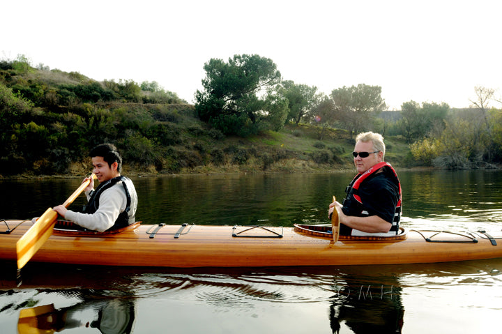 Tandem Wooden Kayak 19 ft