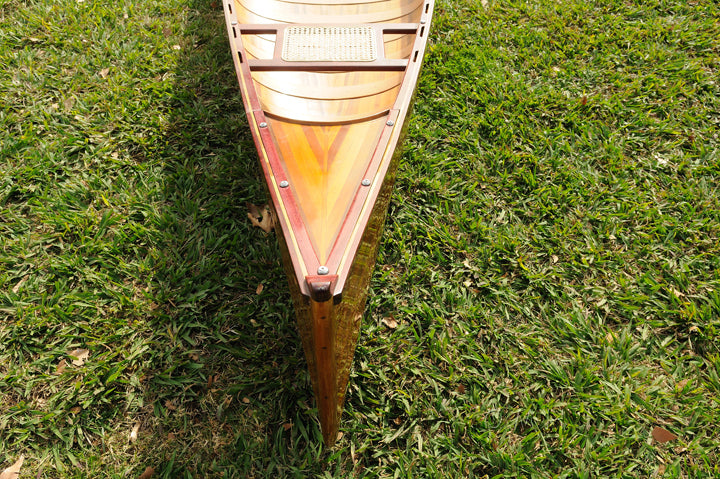 Wooden Canoe with Ribs 16