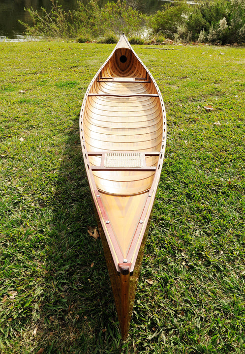 Wooden Canoe with Ribs 18 ft