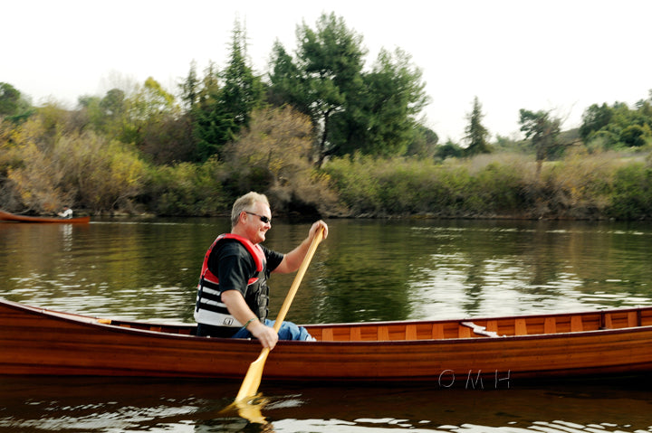 Wooden Canoe with Ribs 18 ft
