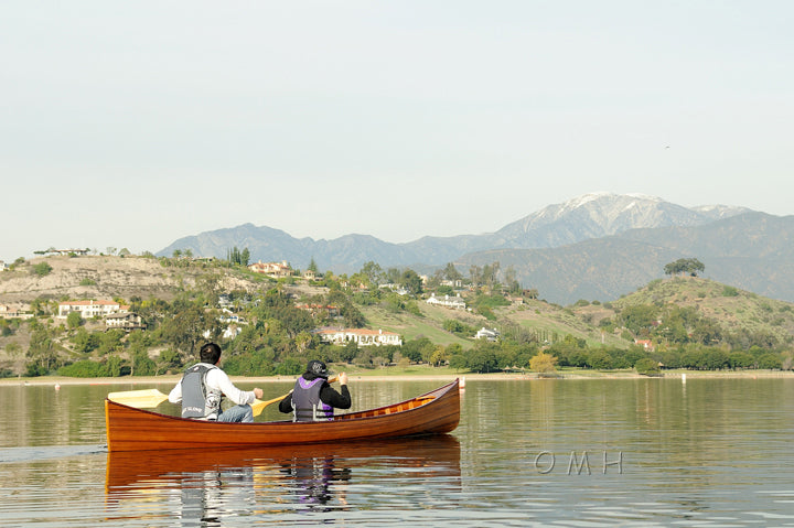 Wooden Canoe with Ribs 18 ft