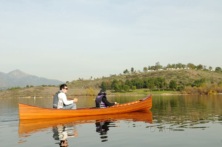 Wooden Canoe with Ribs 18 ft