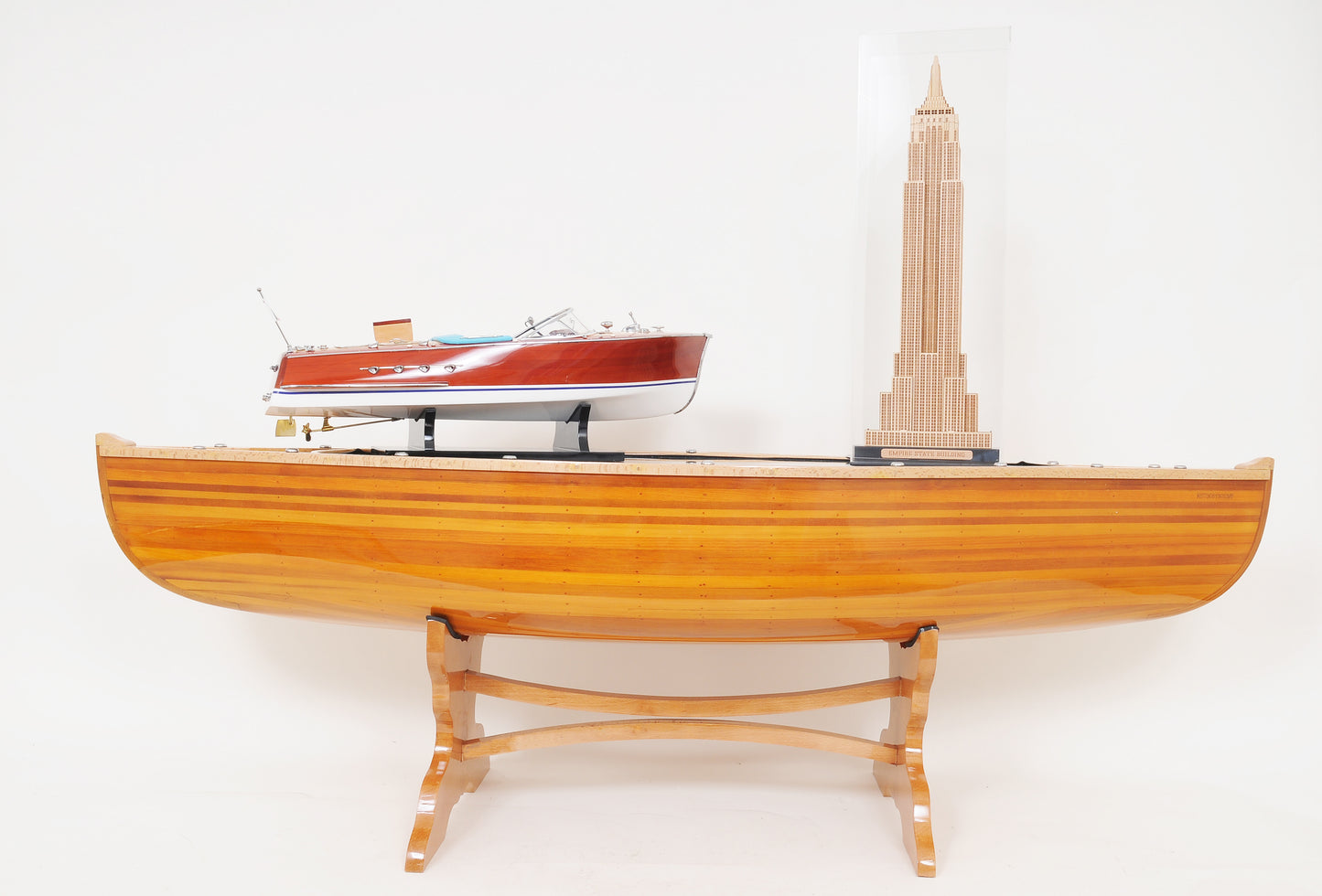Wooden Canoe Table 5 ft