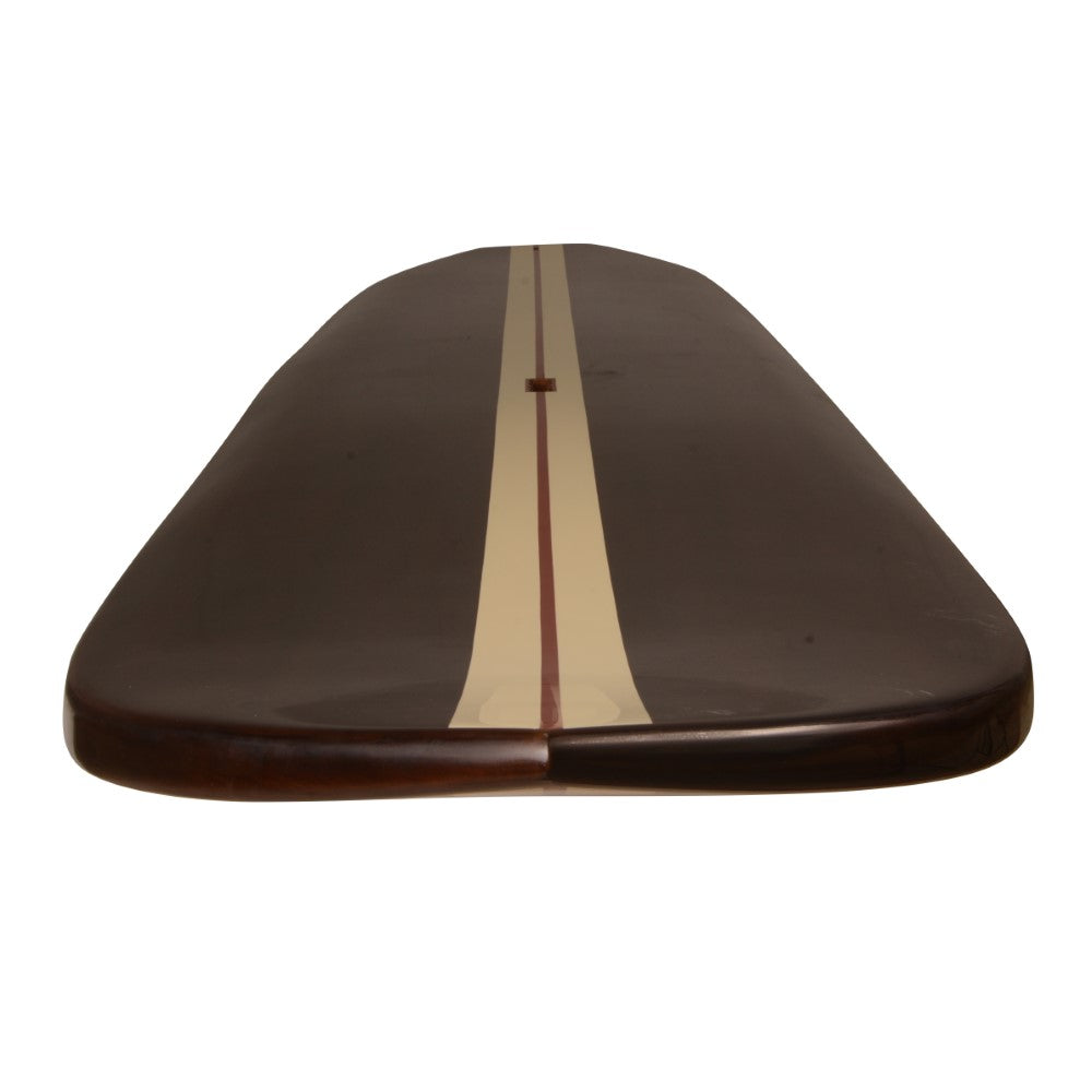 Paddle Board in Dark Painted Wood 11ft with 1 fin