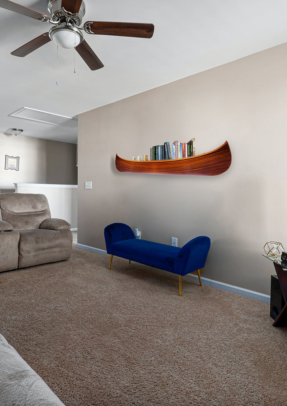 Display Half Canoe 9 ft
