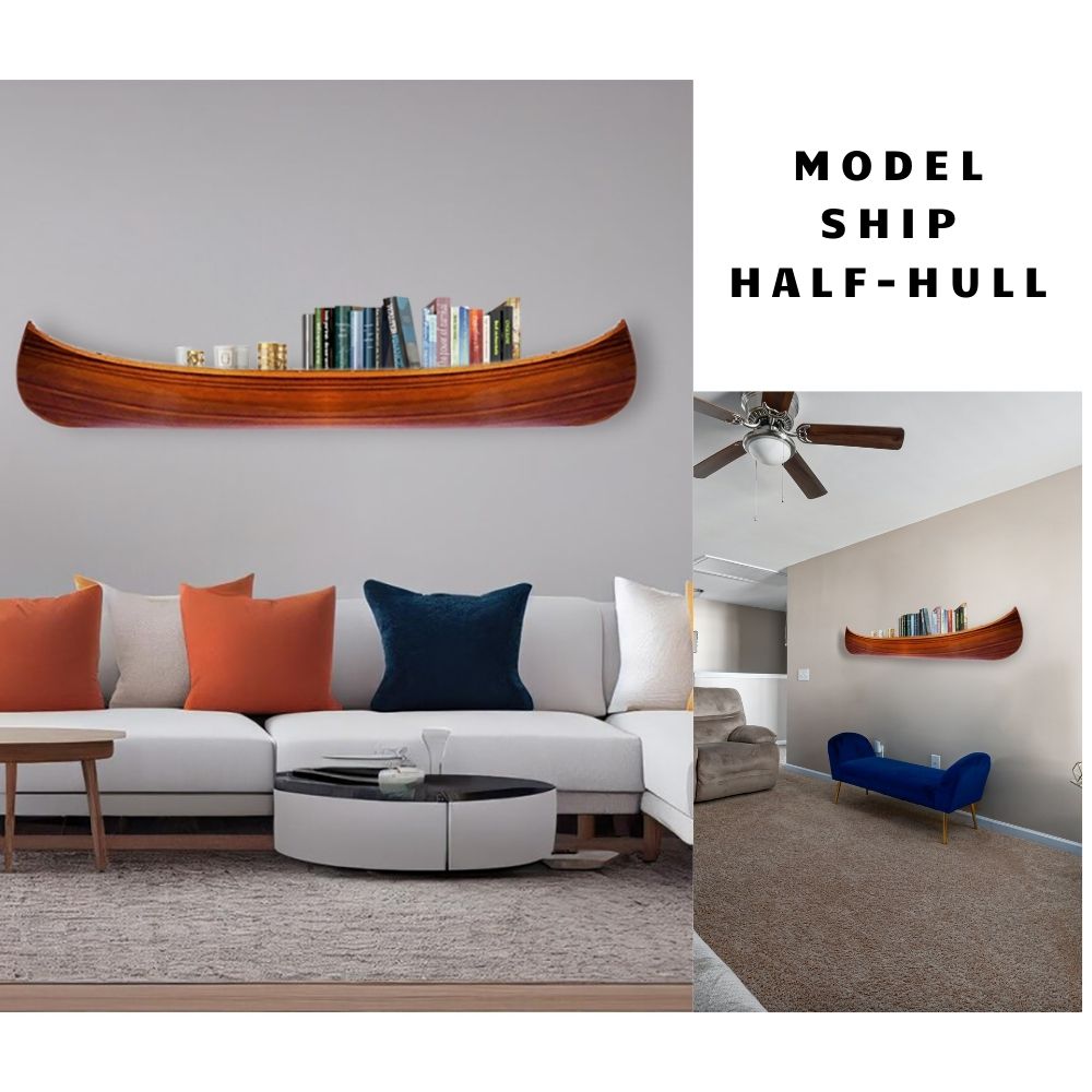 Display Half Canoe 9 ft