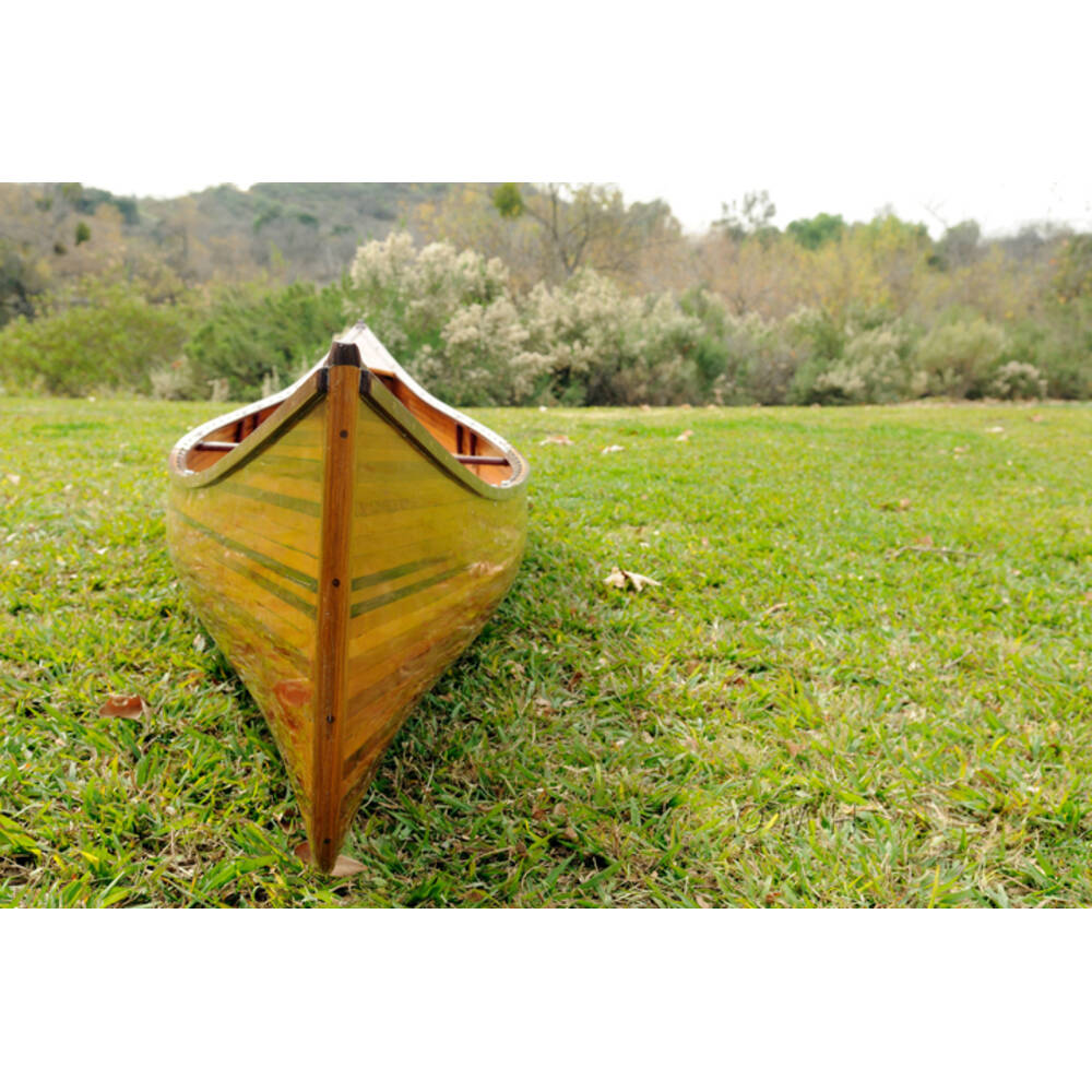 Skeena Canoe 18ft: Handcrafted Red Cedar Wooden Canoe for Sale