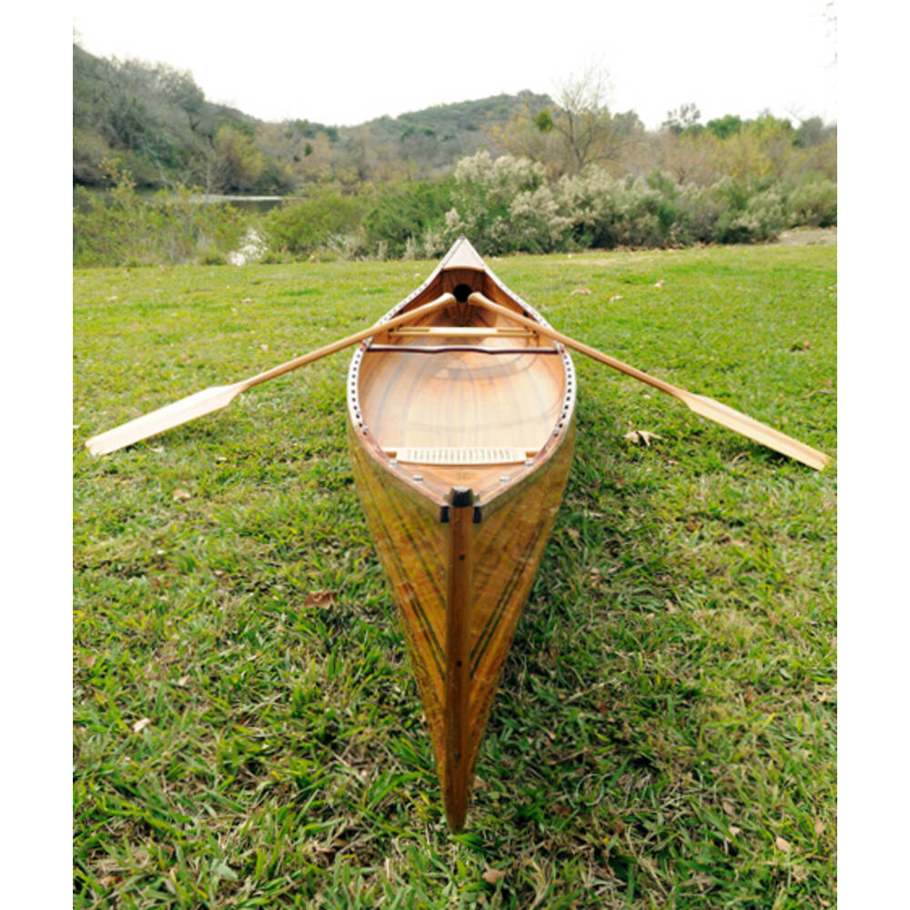 Skeena Canoe 18ft: Handcrafted Red Cedar Wooden Canoe for Sale