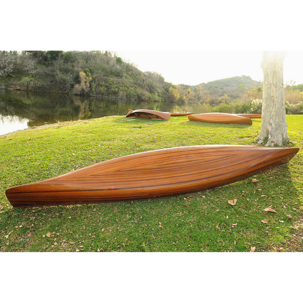 Skeena Canoe 18ft: Handcrafted Red Cedar Wooden Canoe for Sale