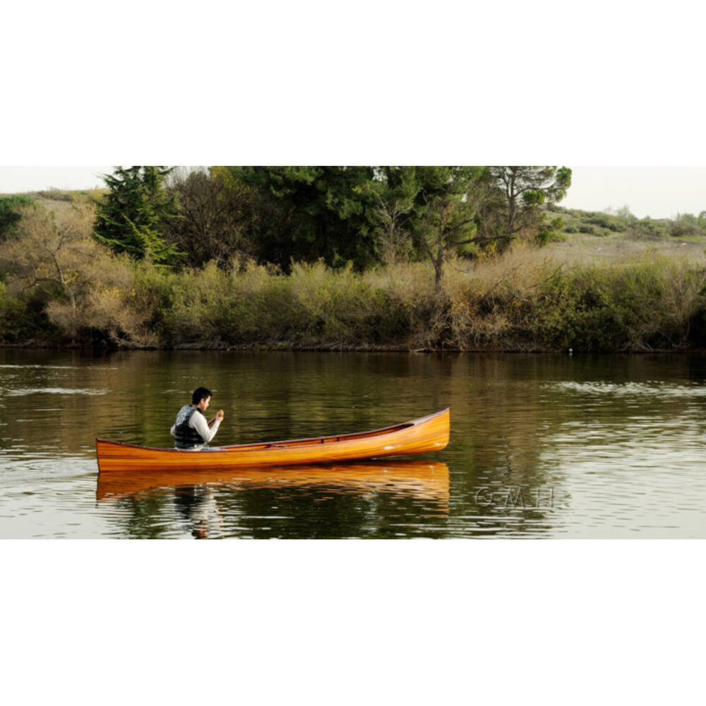 Skeena Canoe 18ft: Handcrafted Red Cedar Wooden Canoe for Sale
