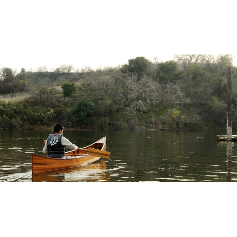 Skeena Canoe 18ft: Handcrafted Red Cedar Wooden Canoe for Sale