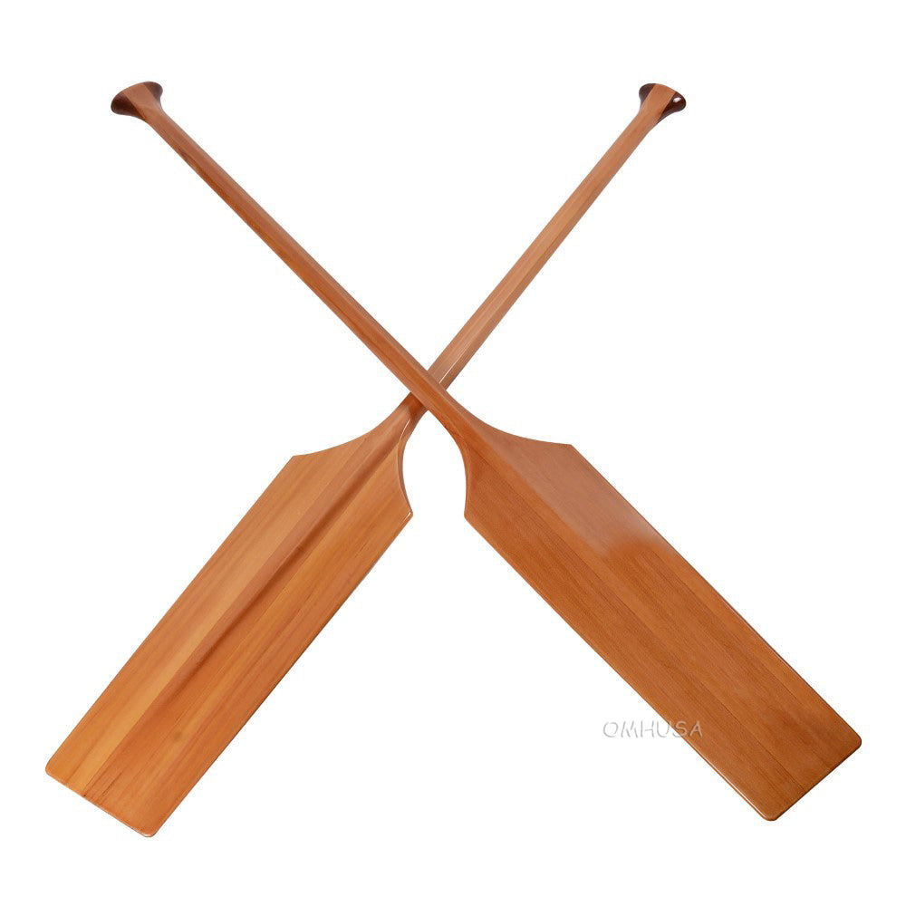 Wooden Canoe Paddle for 16' - 18' canoe |Handcrafted | Functional | Cedar Wood