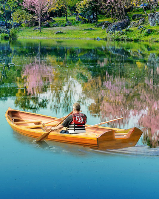 Real Whitehall Dinghy Transom Cut Out 17