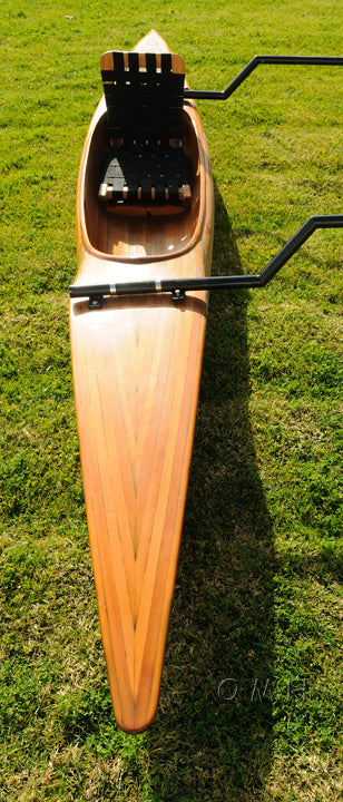 Polynesian Hawaiian Outrigger Wooden Kayak