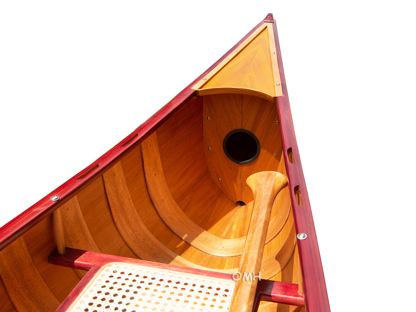 SKEENA CANOE WITH RIBS Mahogany 16'| Cedar strip canoe for sale