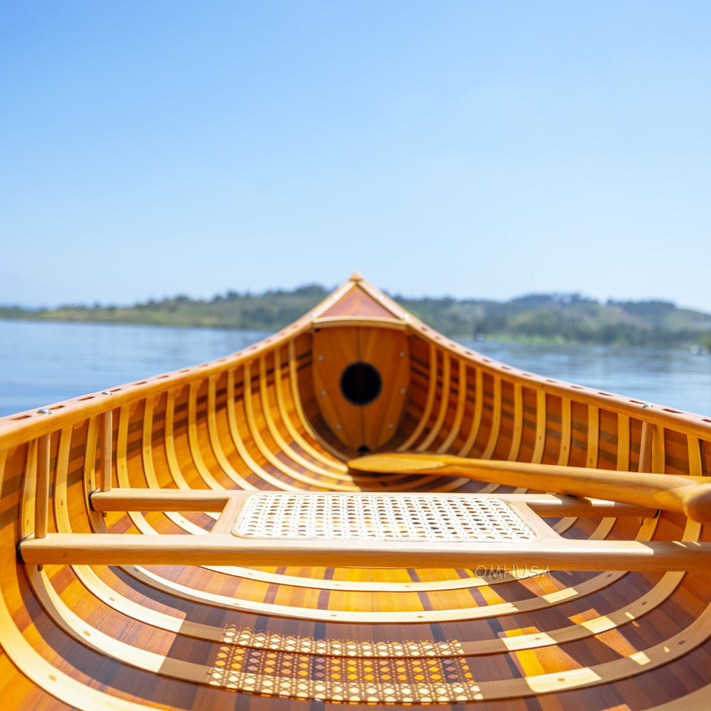Display Canoe with Ribs Curved Bow 10 ft