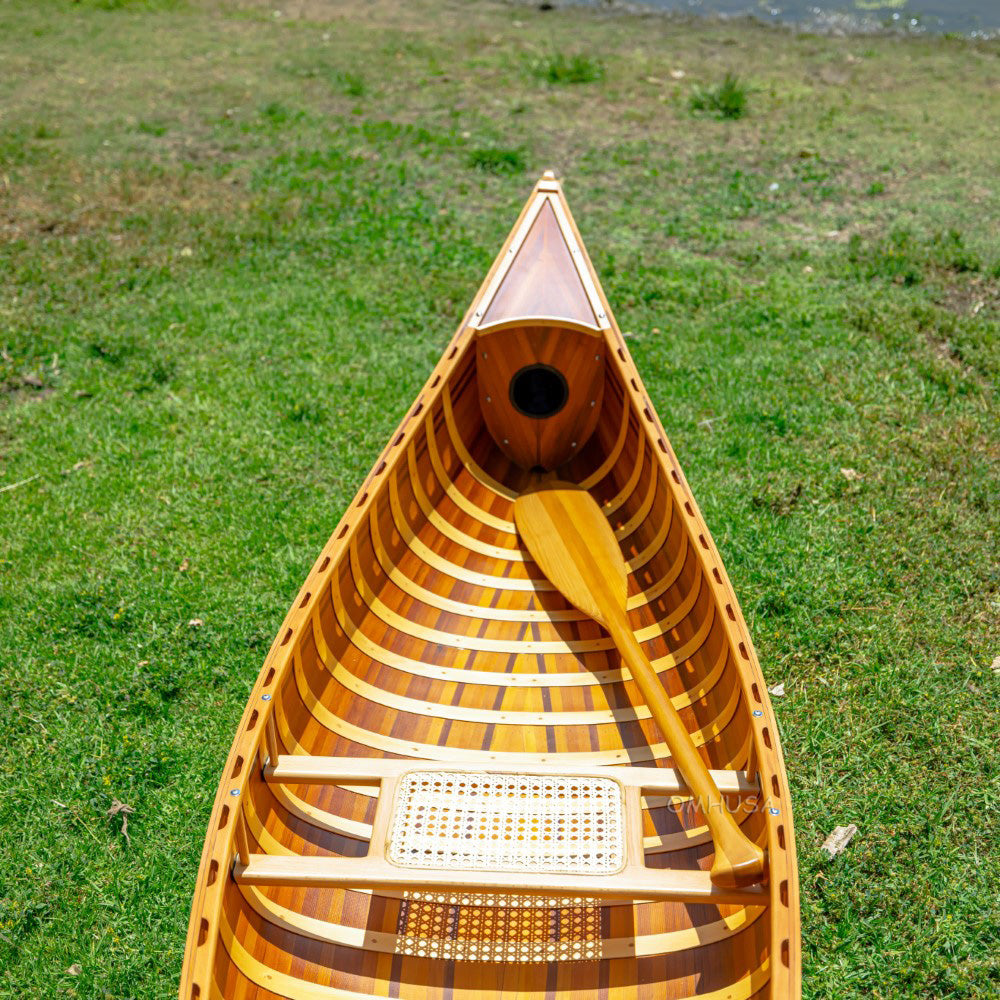 Display Canoe with Ribs Curved Bow 10 ft
