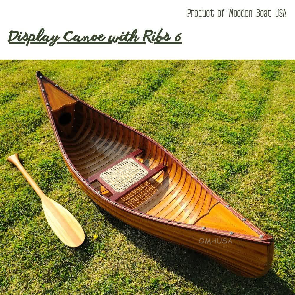 Display Canoe with Ribs 6