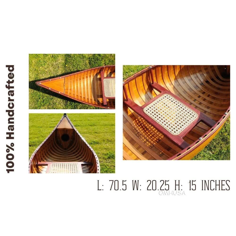 Display Canoe with Ribs 6