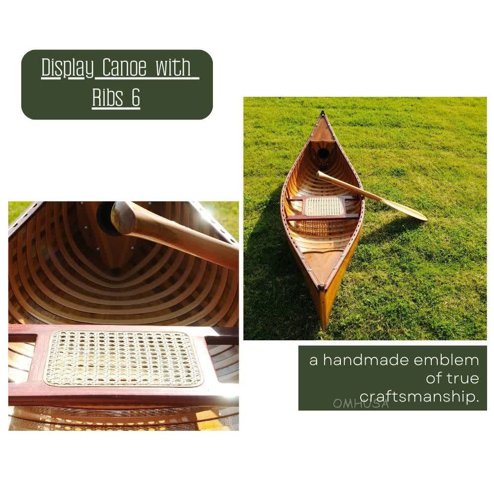 Display Canoe with Ribs 6
