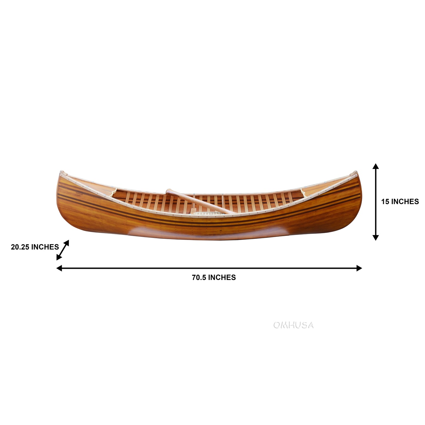 Display Canoe with Ribs Matte 6