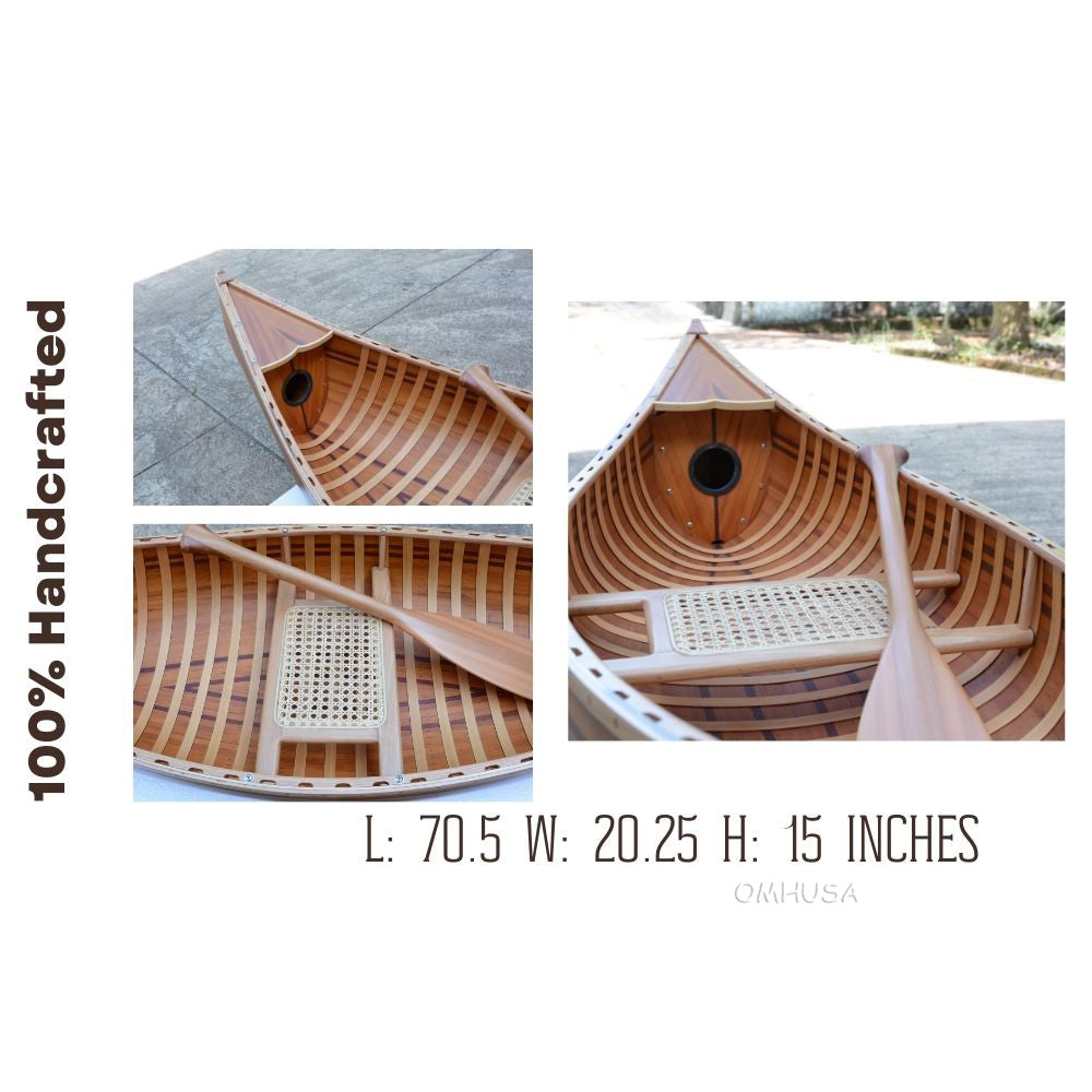 Display Canoe with Ribs Matte 6