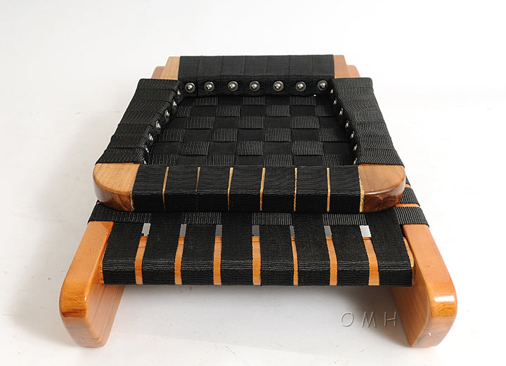 Wooden Canoe Fabric Seat with back support 18 ft