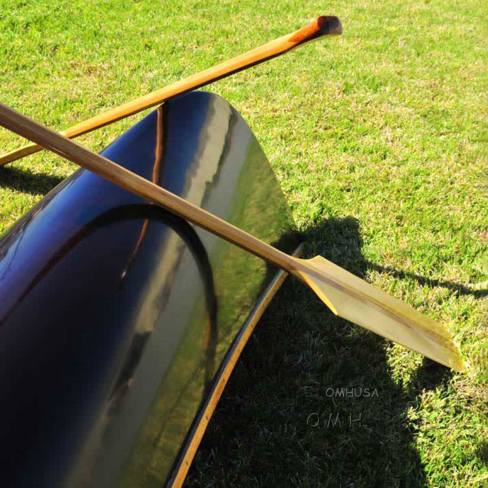 Skeena Canoe Dark Finish 18 | Cedar strip canoe for sale