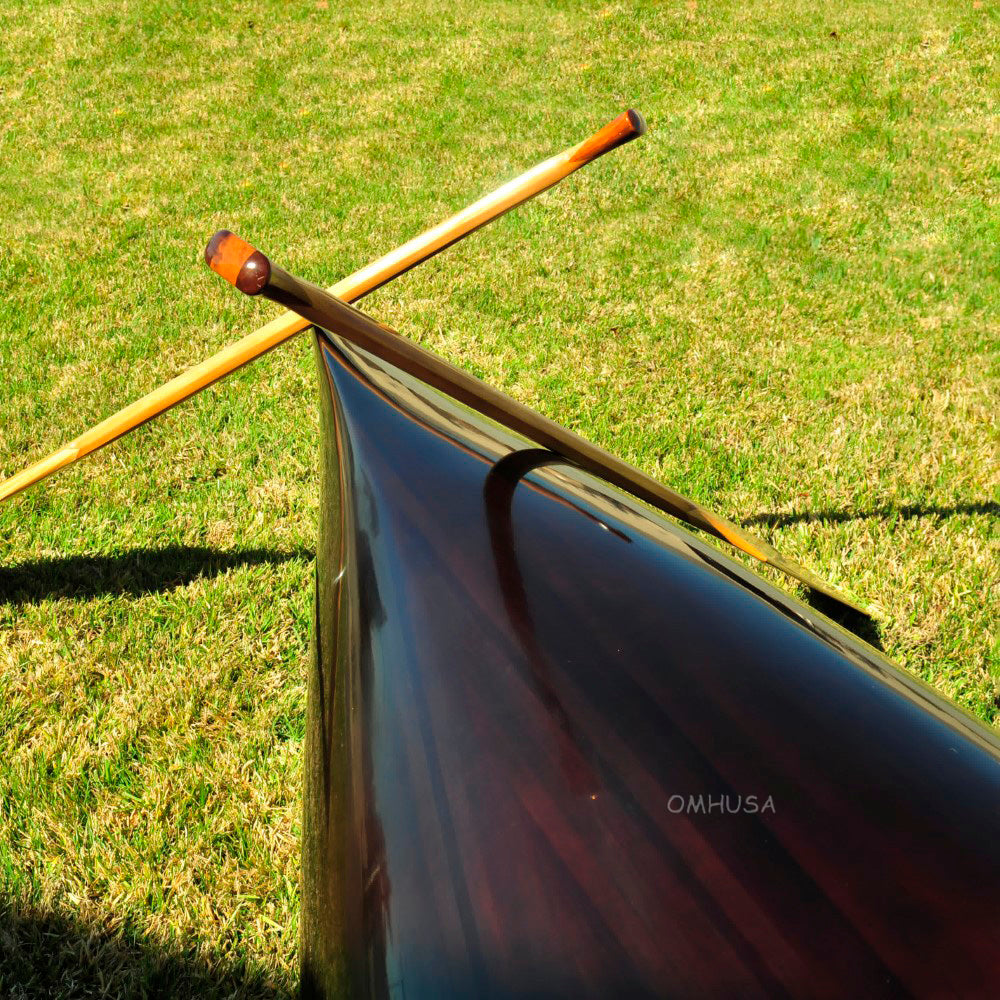 Skeena Canoe Dark Finish 18 | Cedar strip canoe for sale