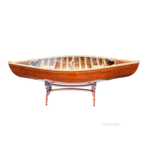 Wooden Canoe Table 5 ft
