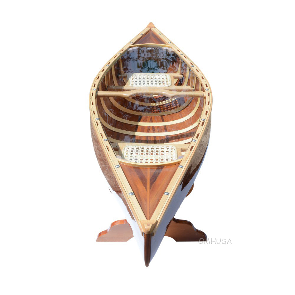 Wooden Canoe Table 5 ft