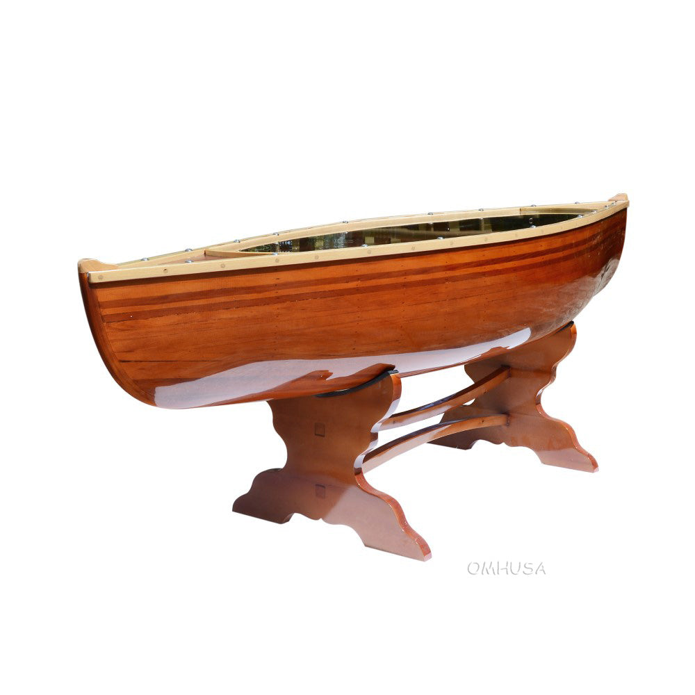 Wooden Canoe Table 5 ft