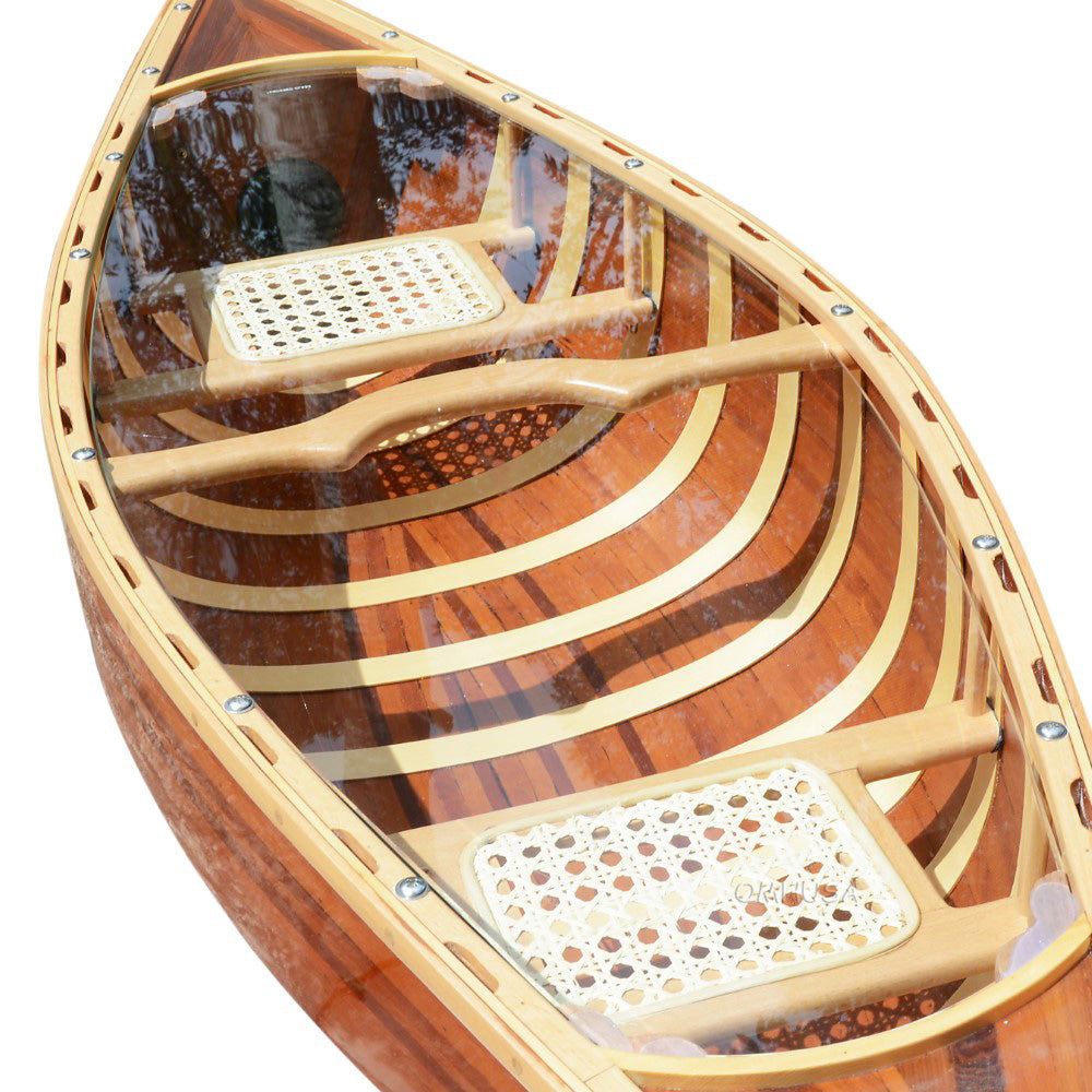 Wooden Canoe Table 5 ft