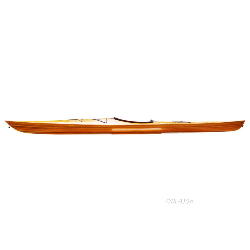 Wooden Kayak with arrows design 17 ft