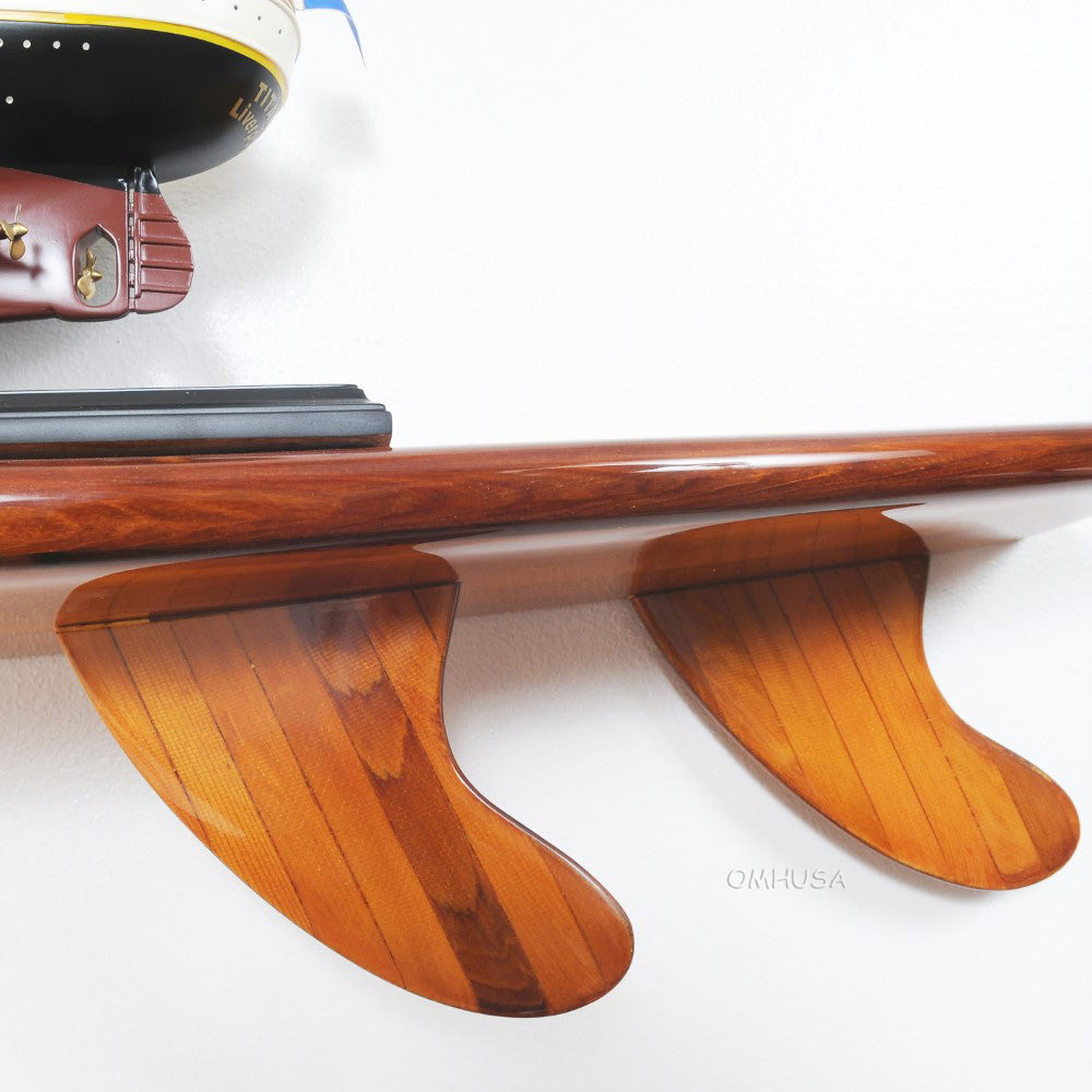 Half-Surfboard Shelf