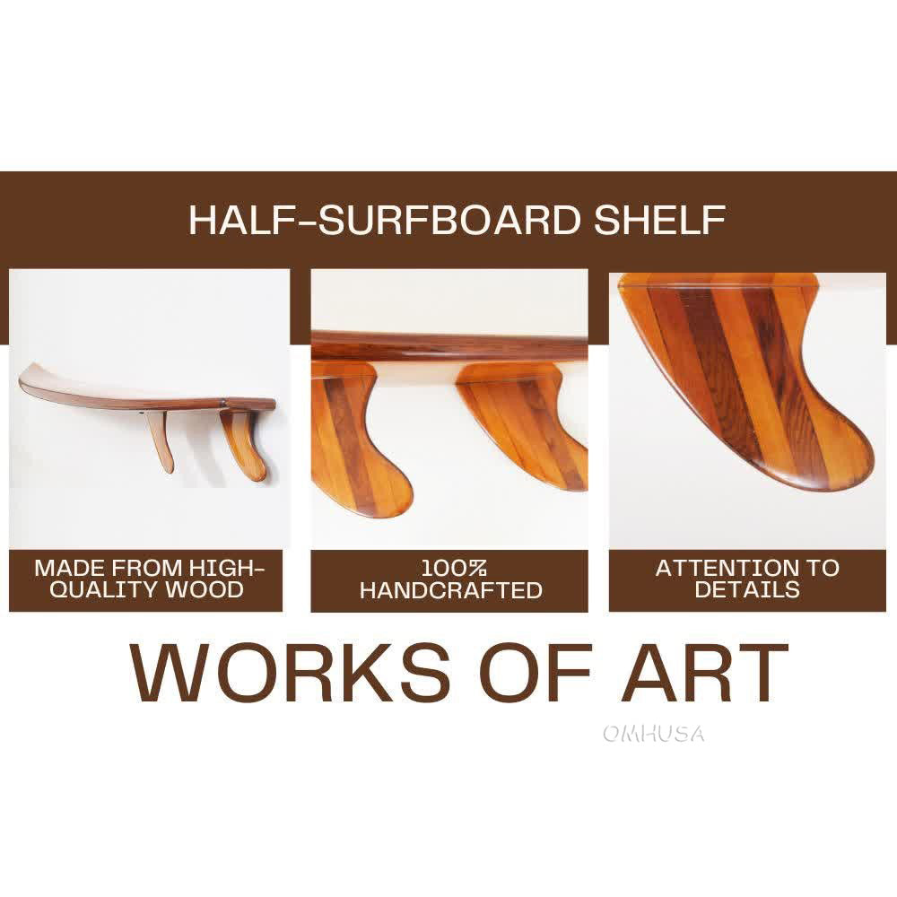 Half-Surfboard Shelf