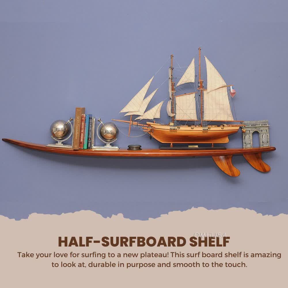 Half-Surfboard Shelf
