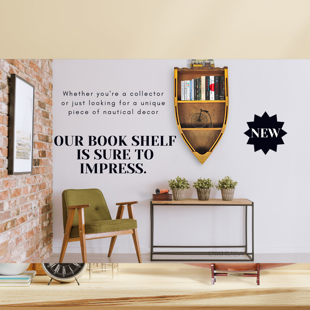 Canoe Boook Shelf Small