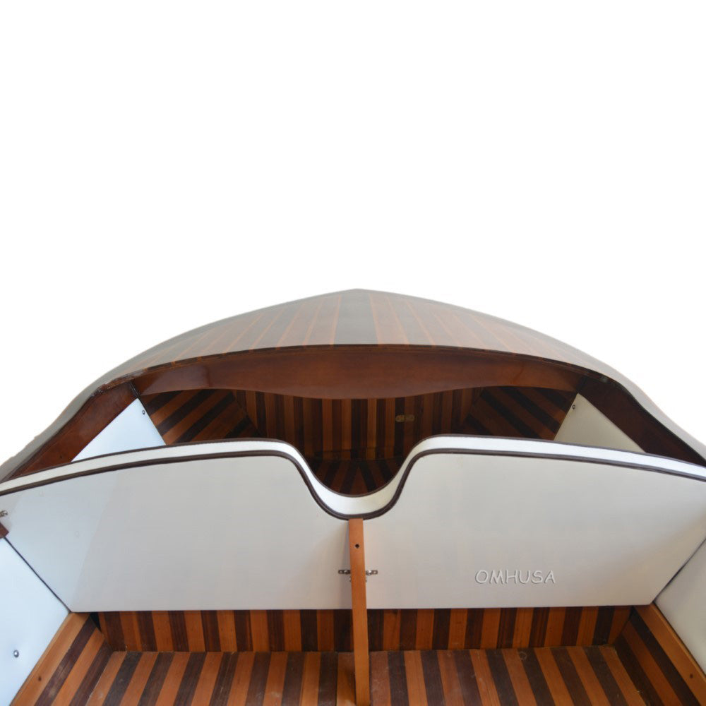 Chris Craft Design Classic Wooden Runabout Boat 14.5 Foot