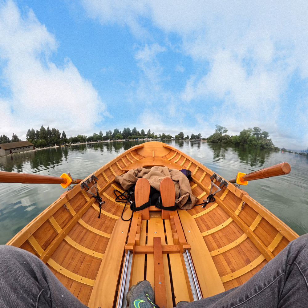 12' Wooden Whitehall Rowboat with Gelcoat reinforcement