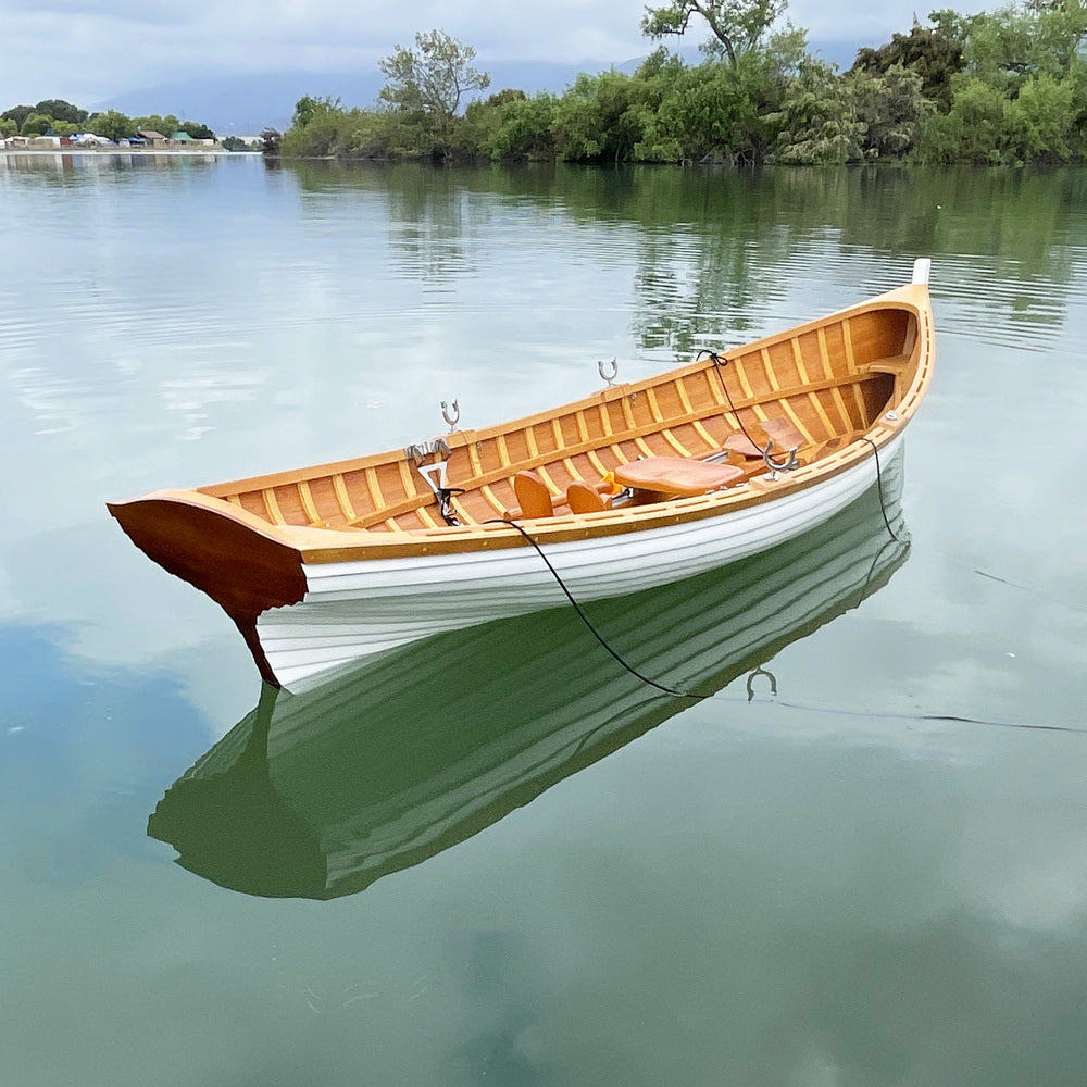12' Wooden Whitehall Rowboat with Gelcoat reinforcement