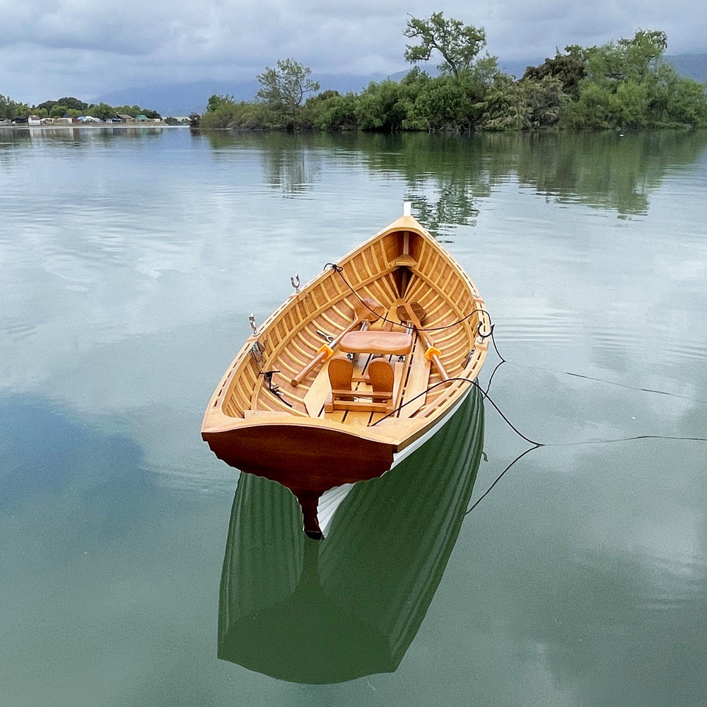 12' Wooden Whitehall Rowboat with Gelcoat reinforcement