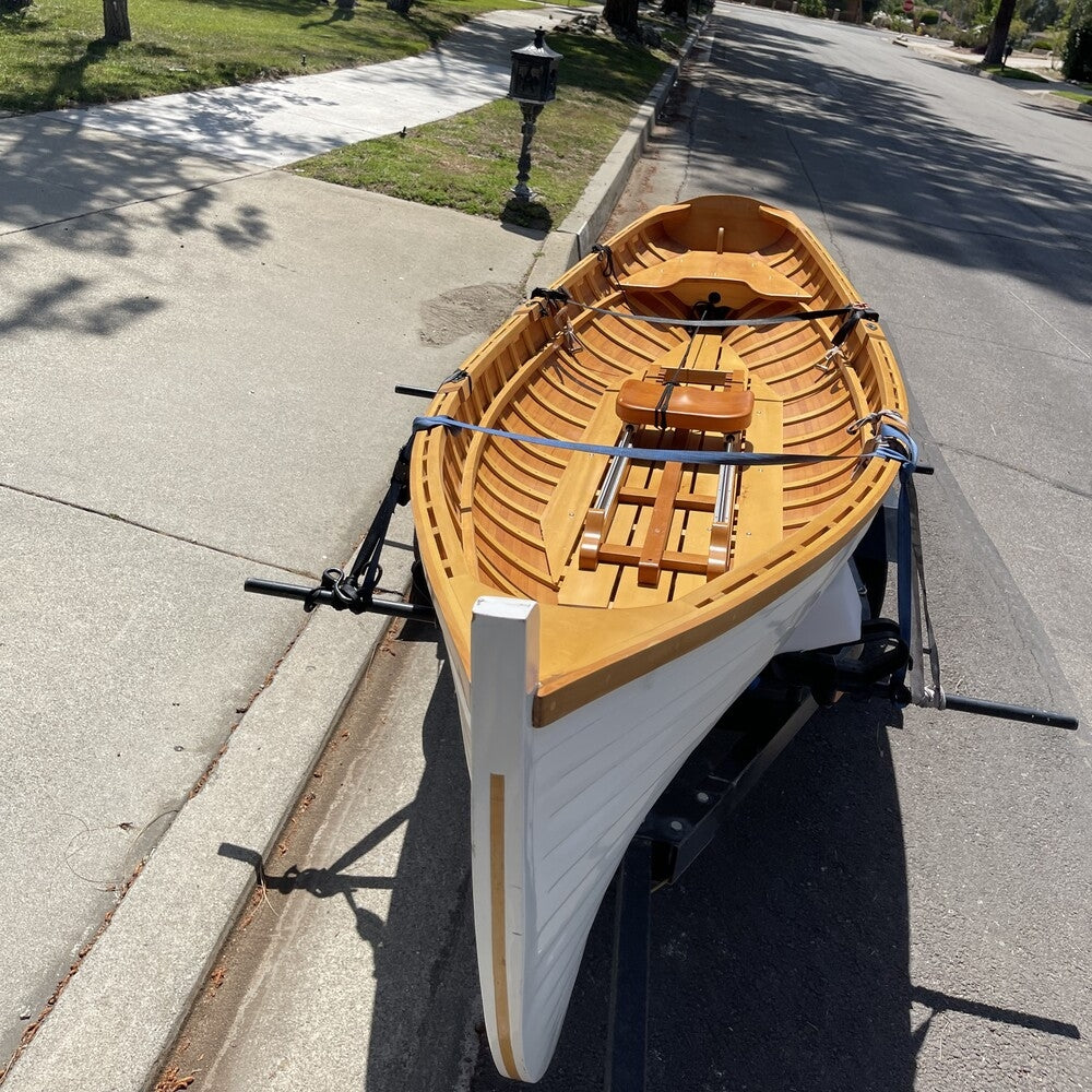 12' Wooden Whitehall Rowboat with Gelcoat reinforcement