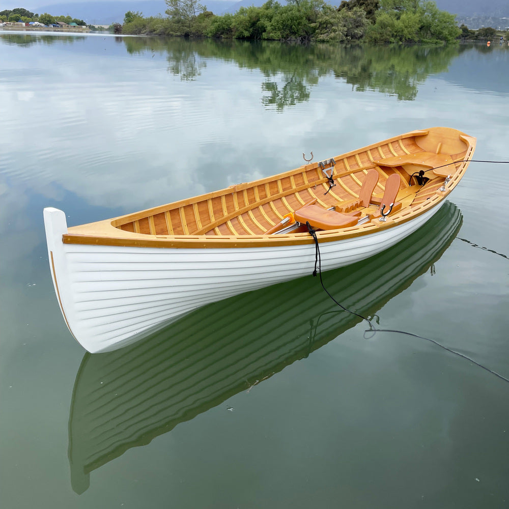 12' Wooden Whitehall Rowboat with Gelcoat reinforcement