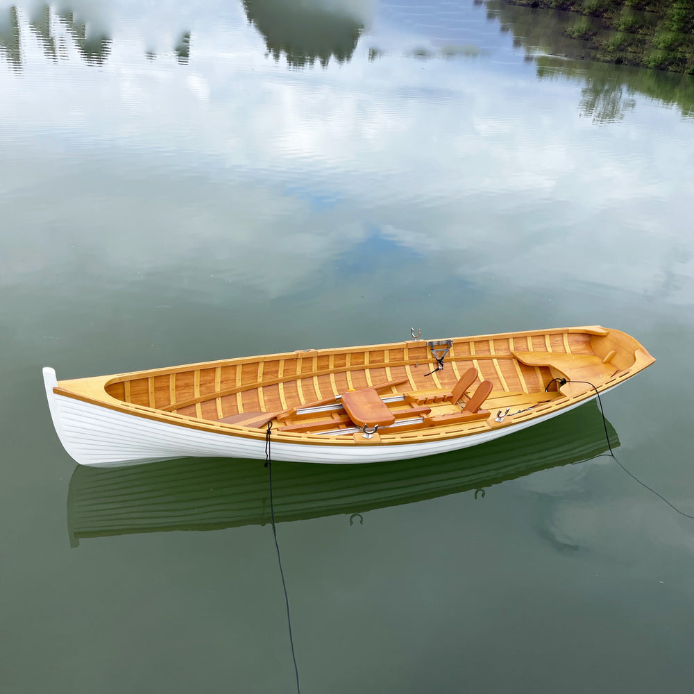 12' Wooden Whitehall Rowboat with Gelcoat reinforcement