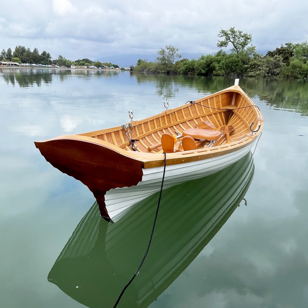 12' Wooden Whitehall Rowboat with Gelcoat reinforcement