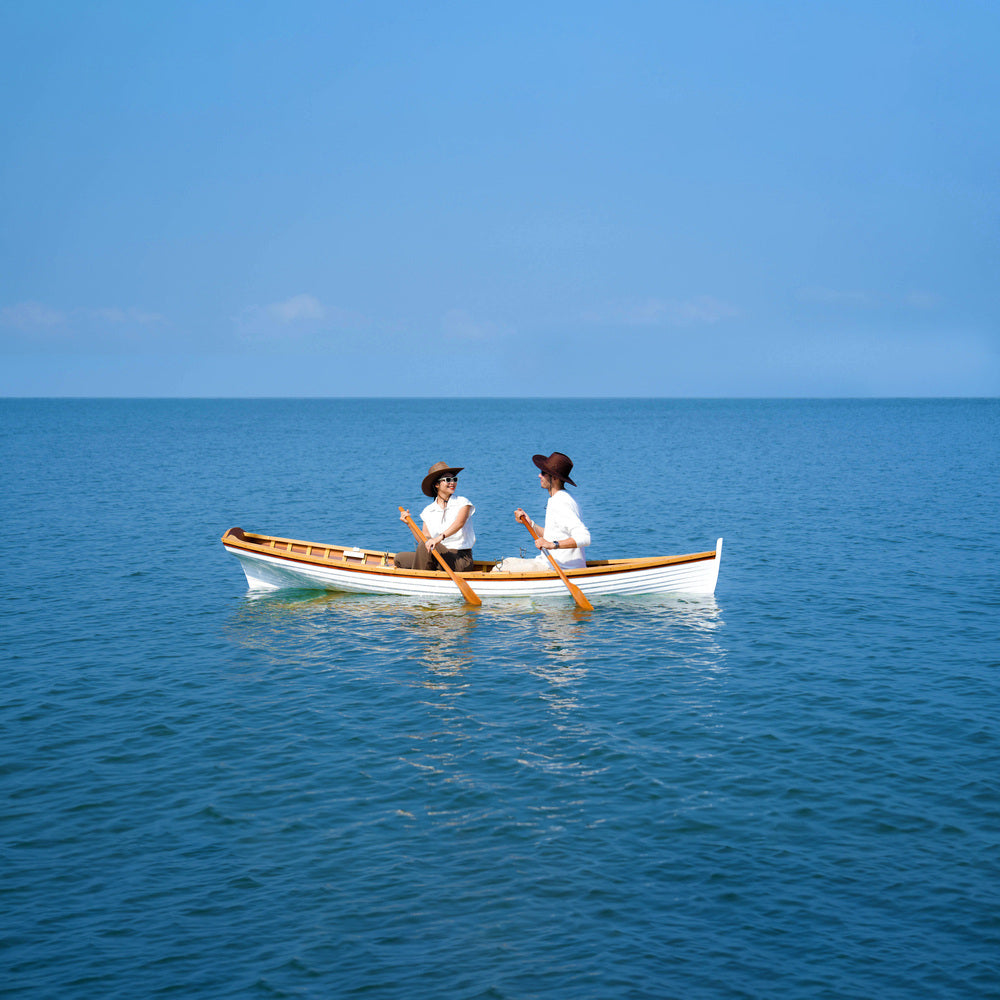 12' Wooden Whitehall Rowboat with Gelcoat reinforcement