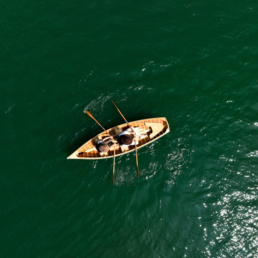 12' Wooden Whitehall Rowboat with Gelcoat reinforcement