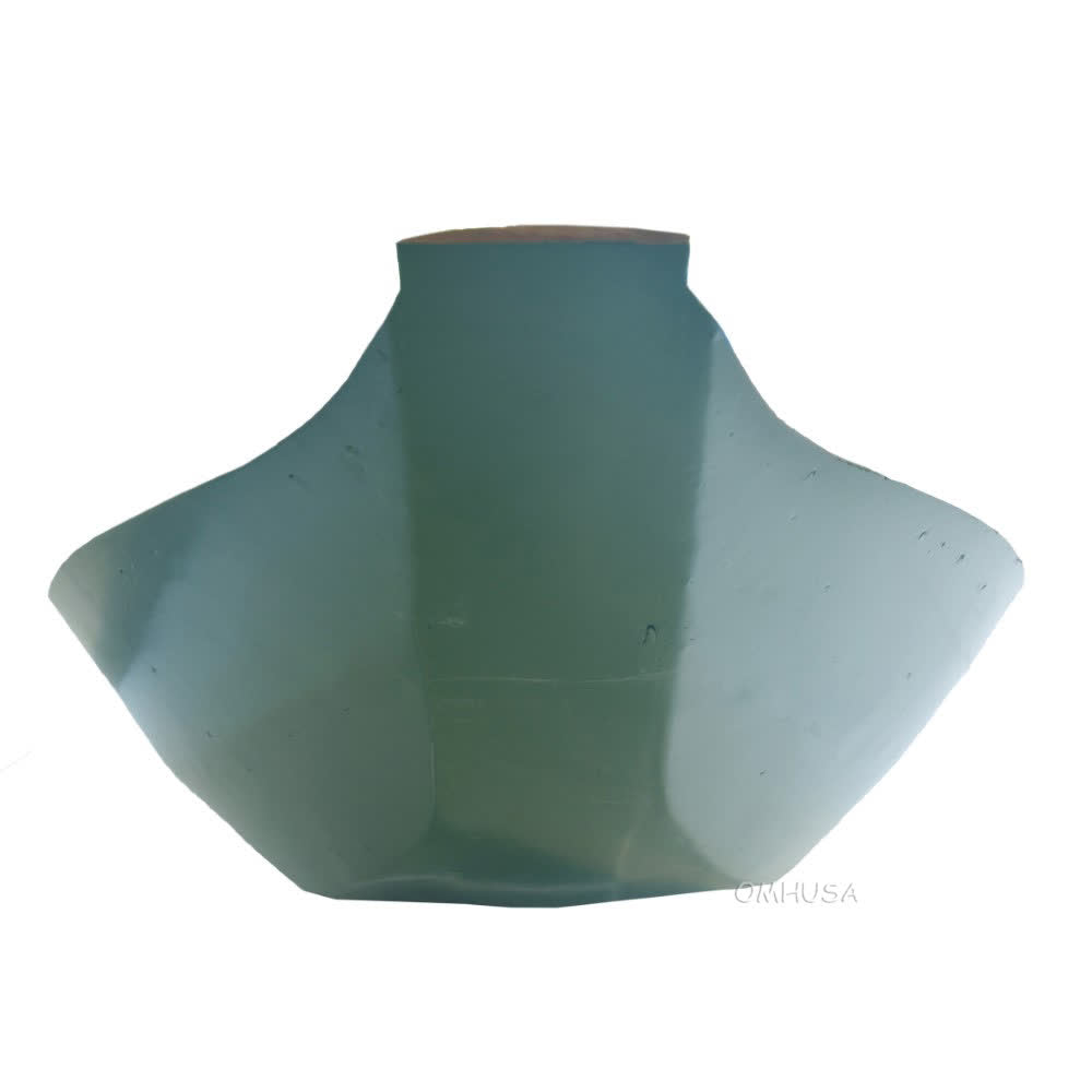 South East Asia Sampan Boat Teal Bottom