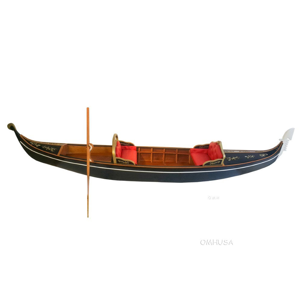 Venetian Gondola 15ft Wooden Boat